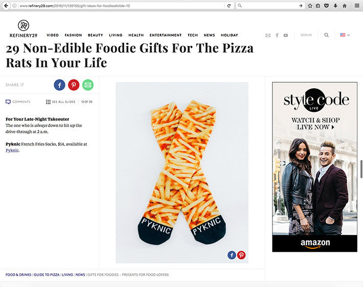 PRESS: Refinery29 Best Gift Guide for Foodies