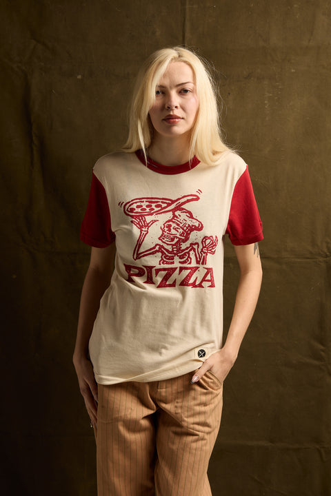 My Patronus is Pizza - Maglietta da uomo, colore: Grigio, Grigio, M My Patronus is Pizza - Maglietta da uomo, colore: Grigio, Grigio, M