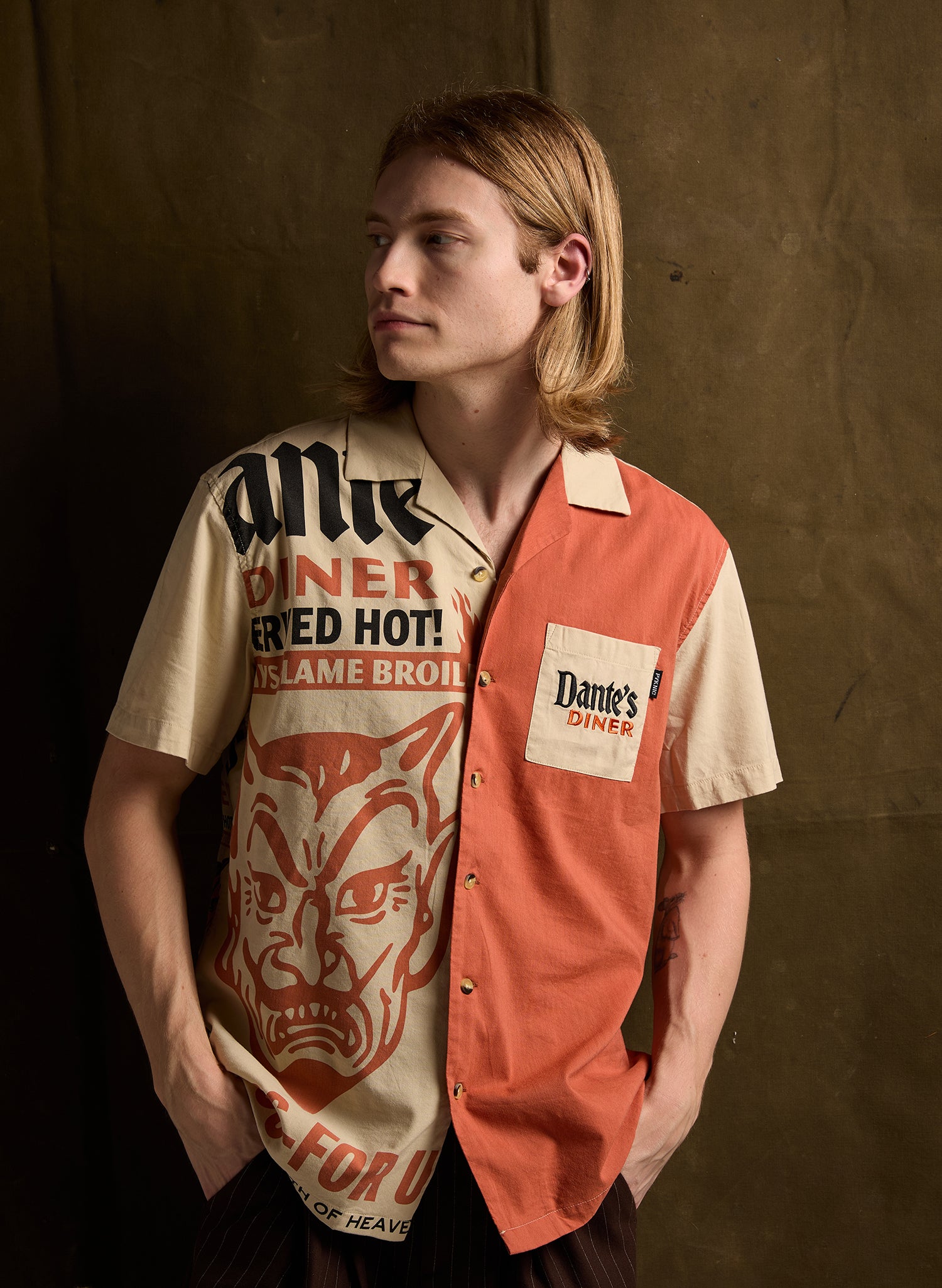 Dante's Diner Button-Up