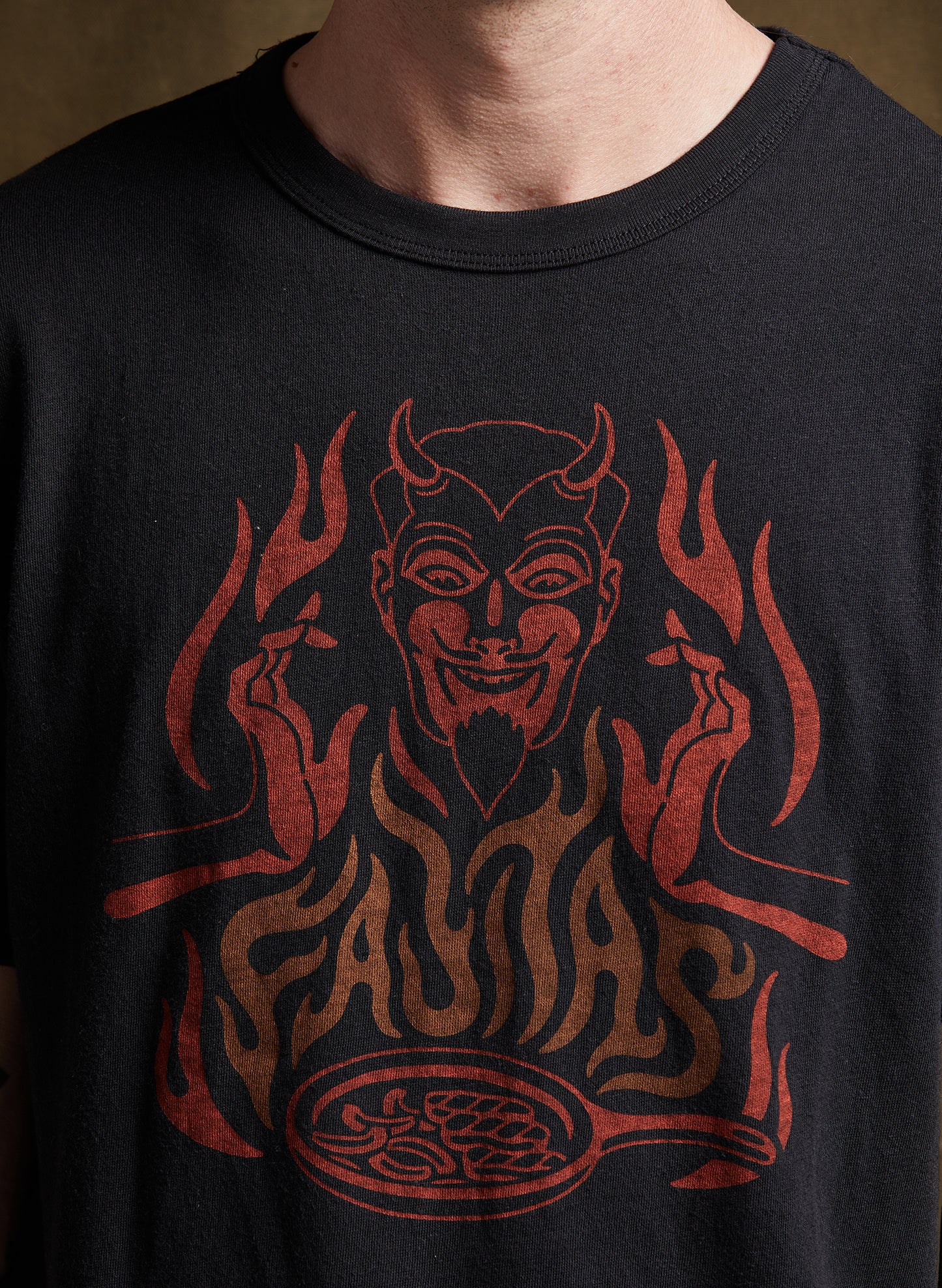 men - Pyknic | Vintage inspired soft graphic tee cotton | Fajitas Mexican Food Tex Mex El Diablo Devil Shirt | Foodie Gift | Food Tshirt | Food Fashion