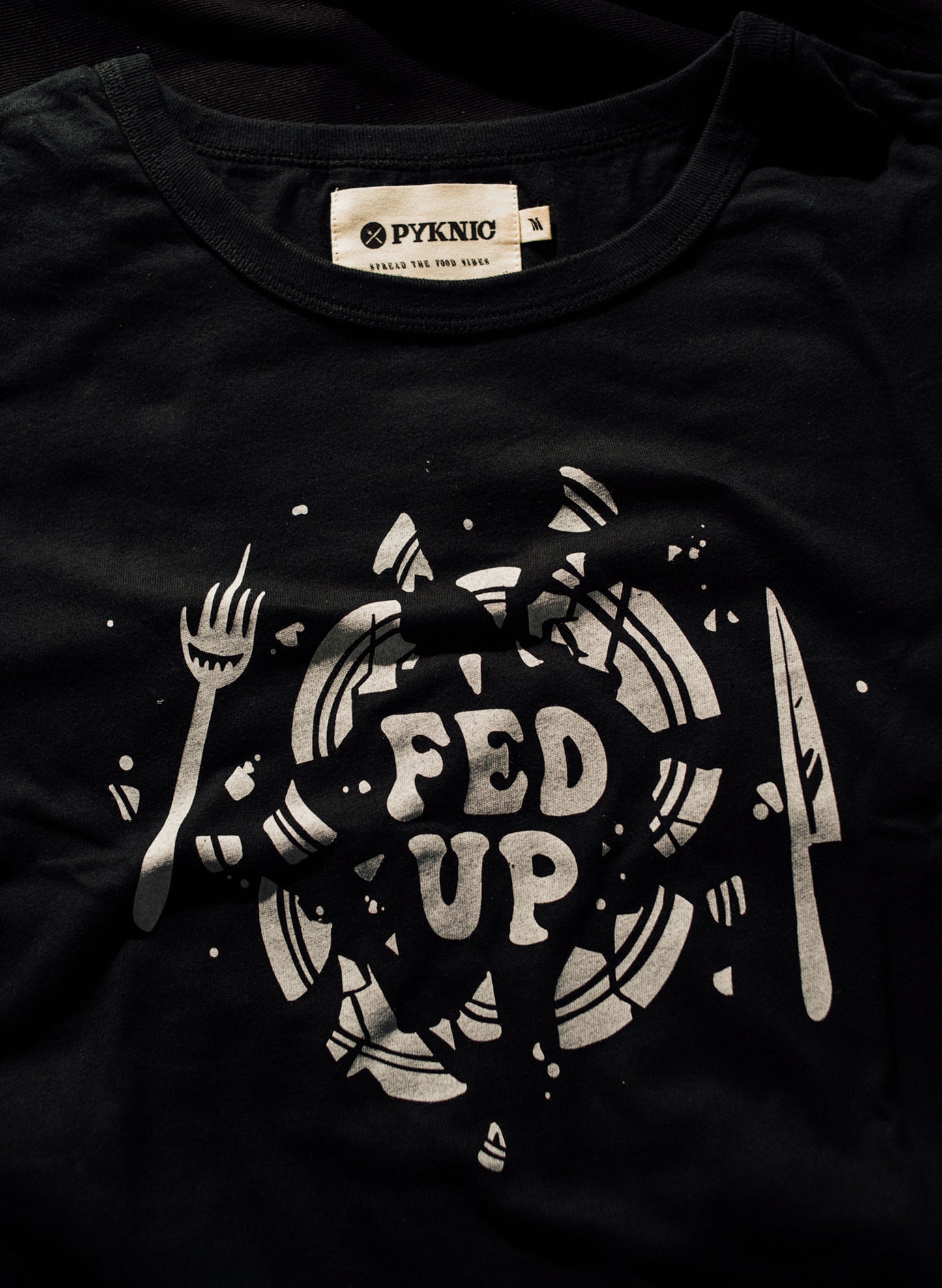 chef eftermiddag vest Fed Up Unisex Tee. Food Shirt | Pyknic