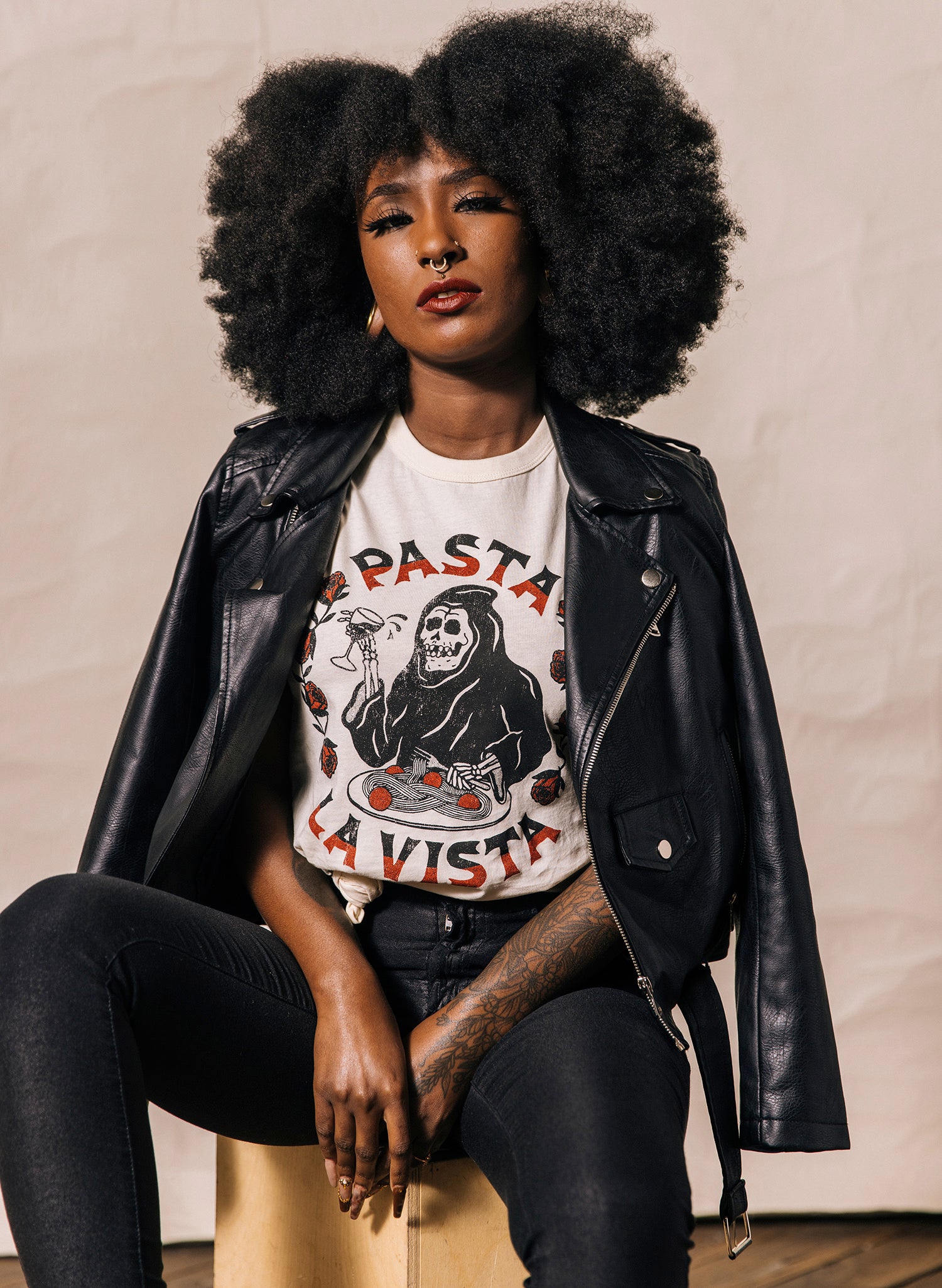 Pasta La Vista Unisex Graphic Tee. Carbs Shirt. | Pyknic